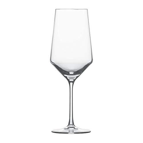 Schott Zwiesel Tritan Crystal Glass Pure Stemware Collection Bordeaux Red Wine Glass, 23-Ounce, Set of 6