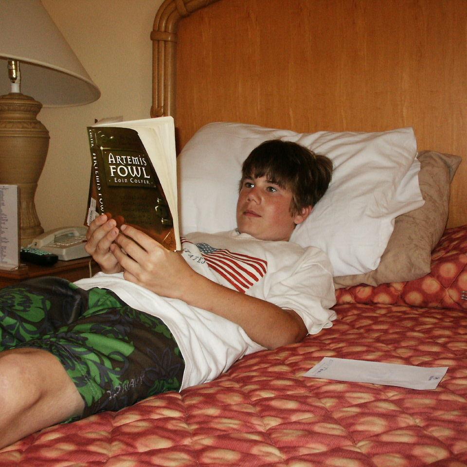 Chillin' with a good book