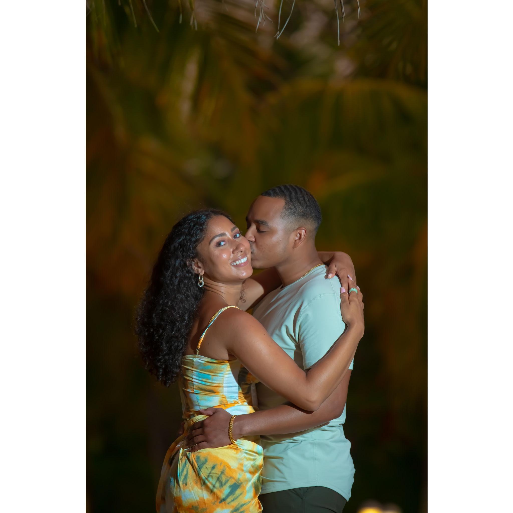 Photos from our engagement photoshoot in Jamaica