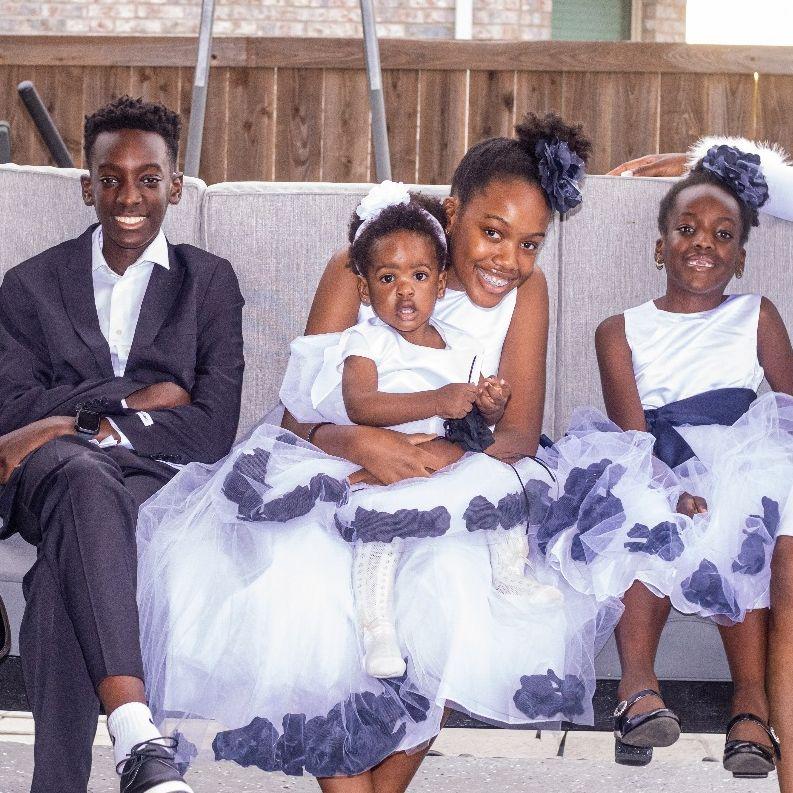 “This is us — four blessings later.” “As for me and my house, we will serve the Lord.” – Joshua 24:15