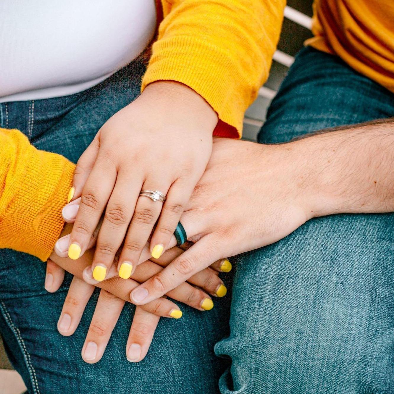 Our rings are as different as our personalities
