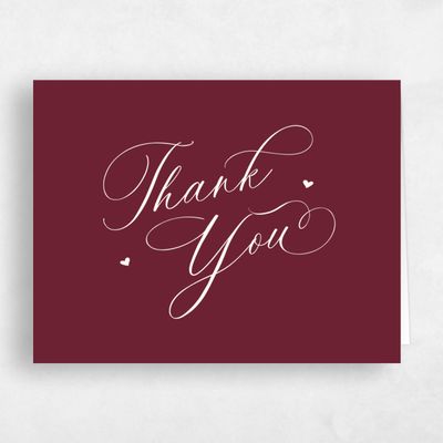 Wine, Red Wedding Thank You - Estate Landscape