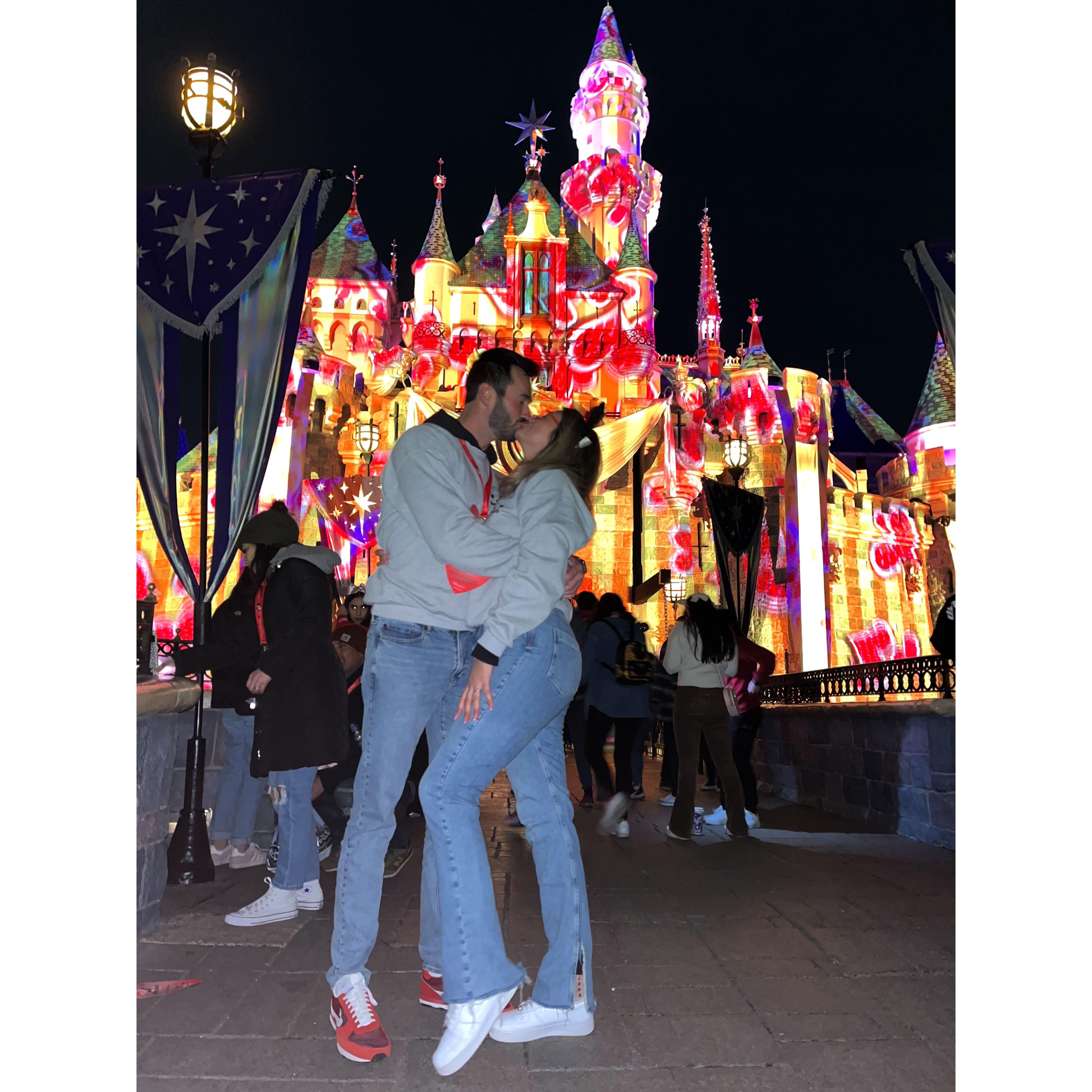 Sweethearts night in Disneyland