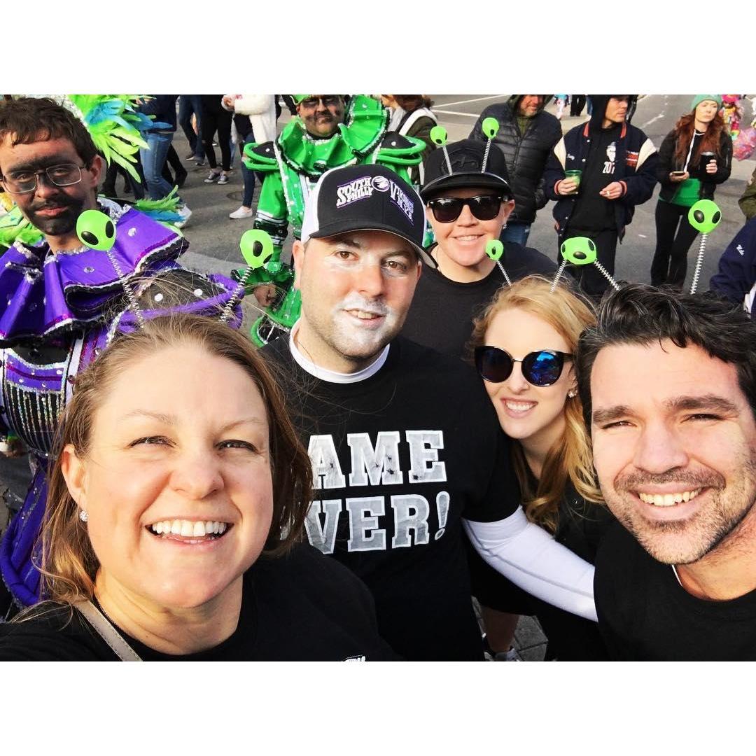Our first mummers with Heather and Marcus. Champions! Jan 2019