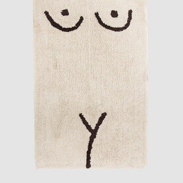 Torso Bathmat in Cream