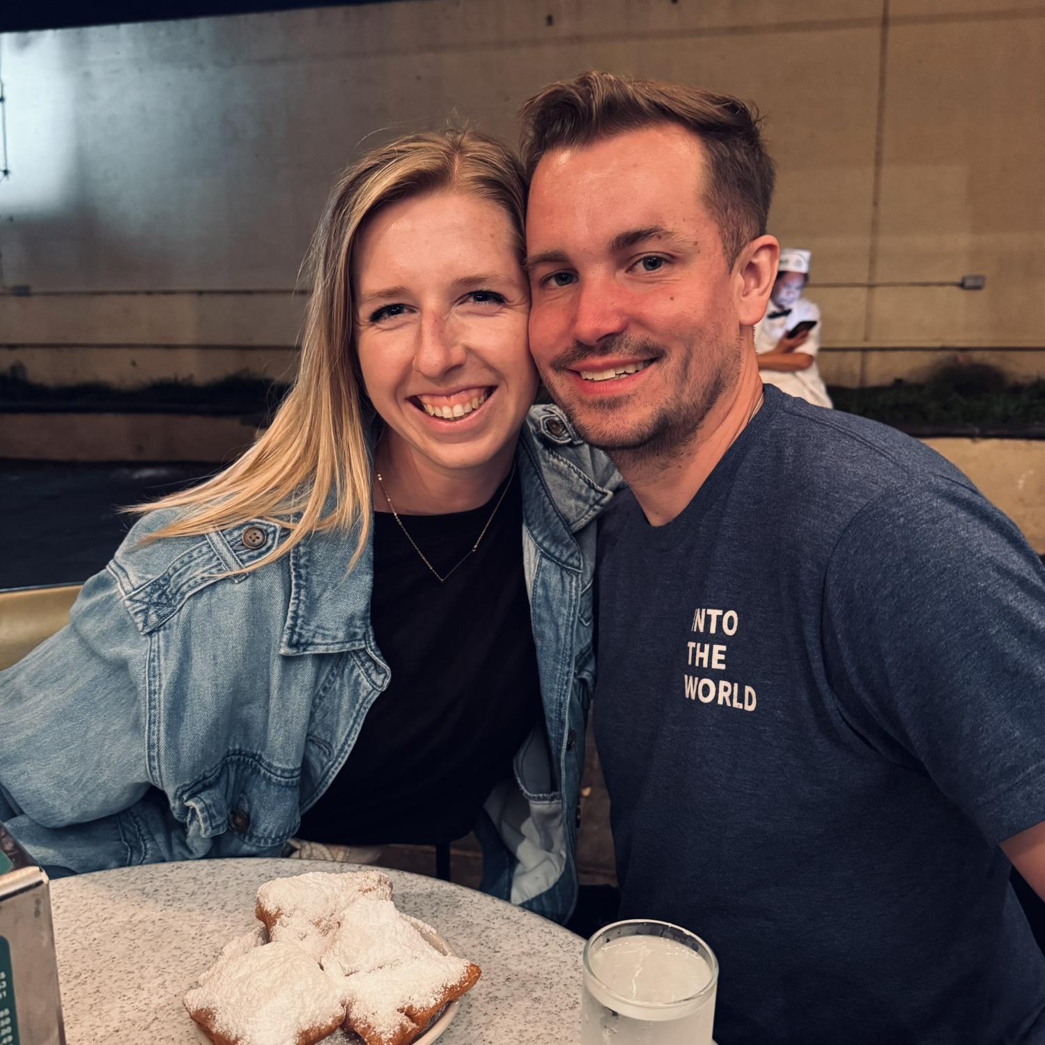 Meeting up in New Orleans after both of our Spring Break trips—Payton’s first time there!