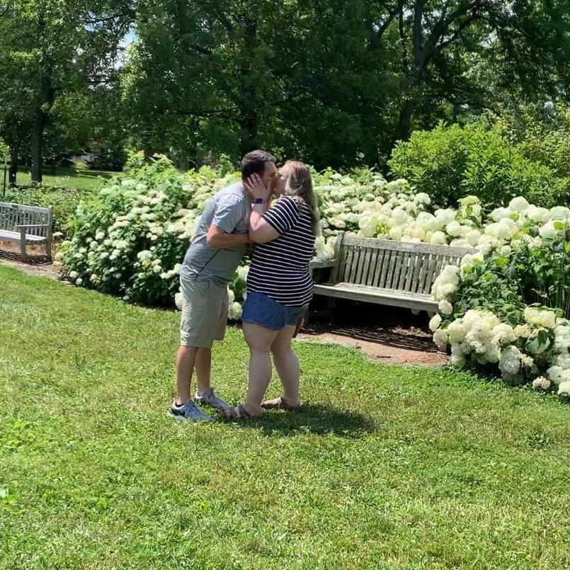Seconds after Dom popped the question!!