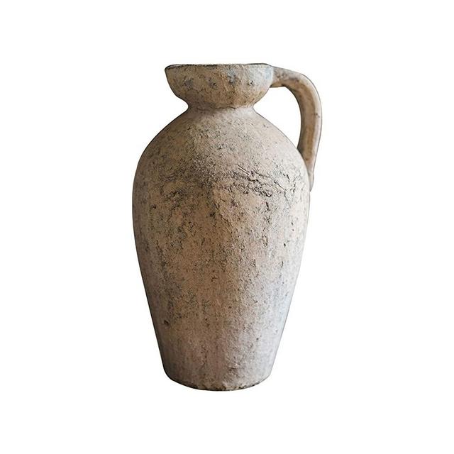 Ceramic Flower Vases,Rustic Home Décor Floral Vase,Shabby Chic Vase,for Home Decor Living Room Centerpieces and Events,L