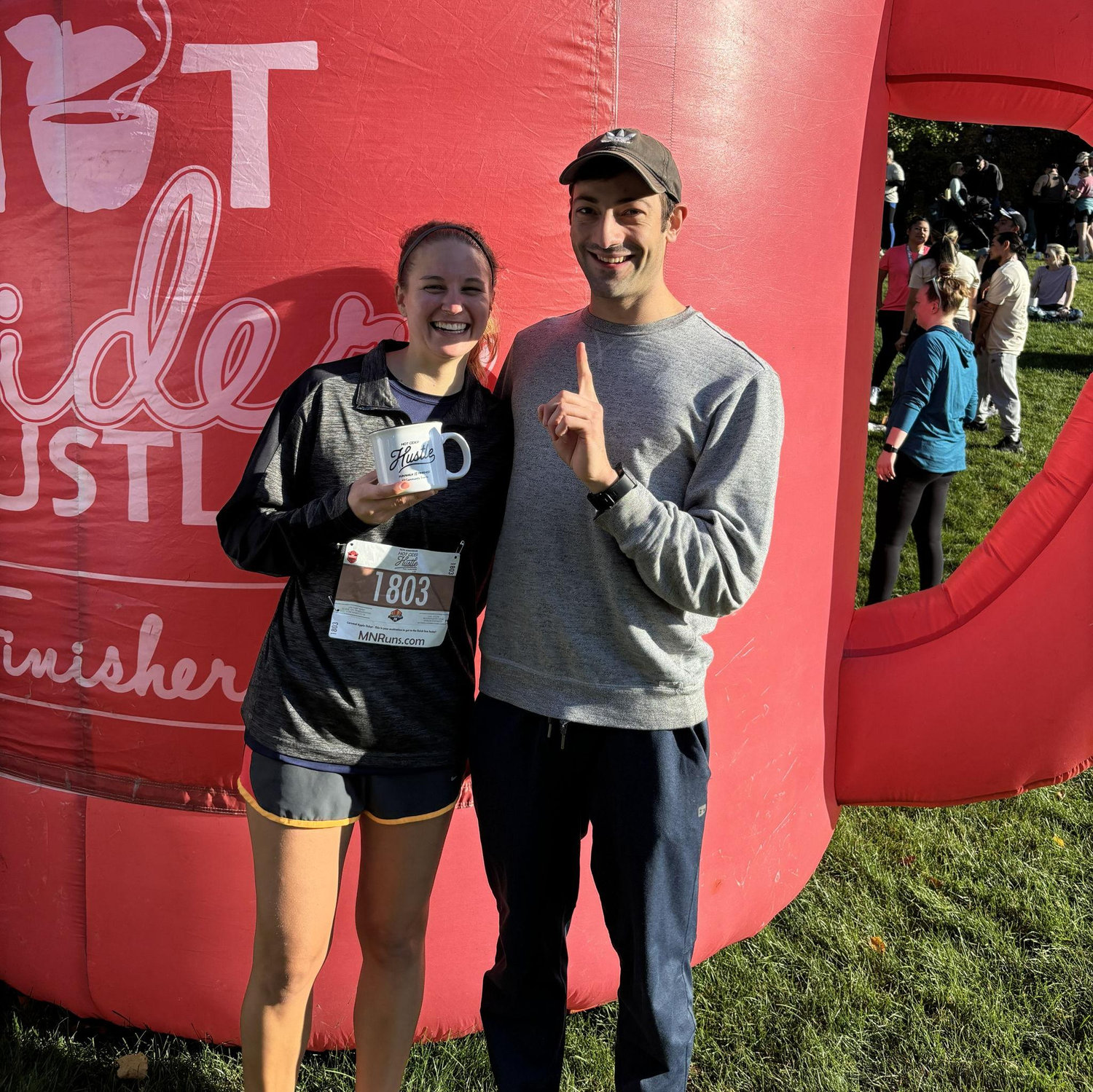 Amanda ran really fast, faster than a lot of other people. Best of all, she really liked it.