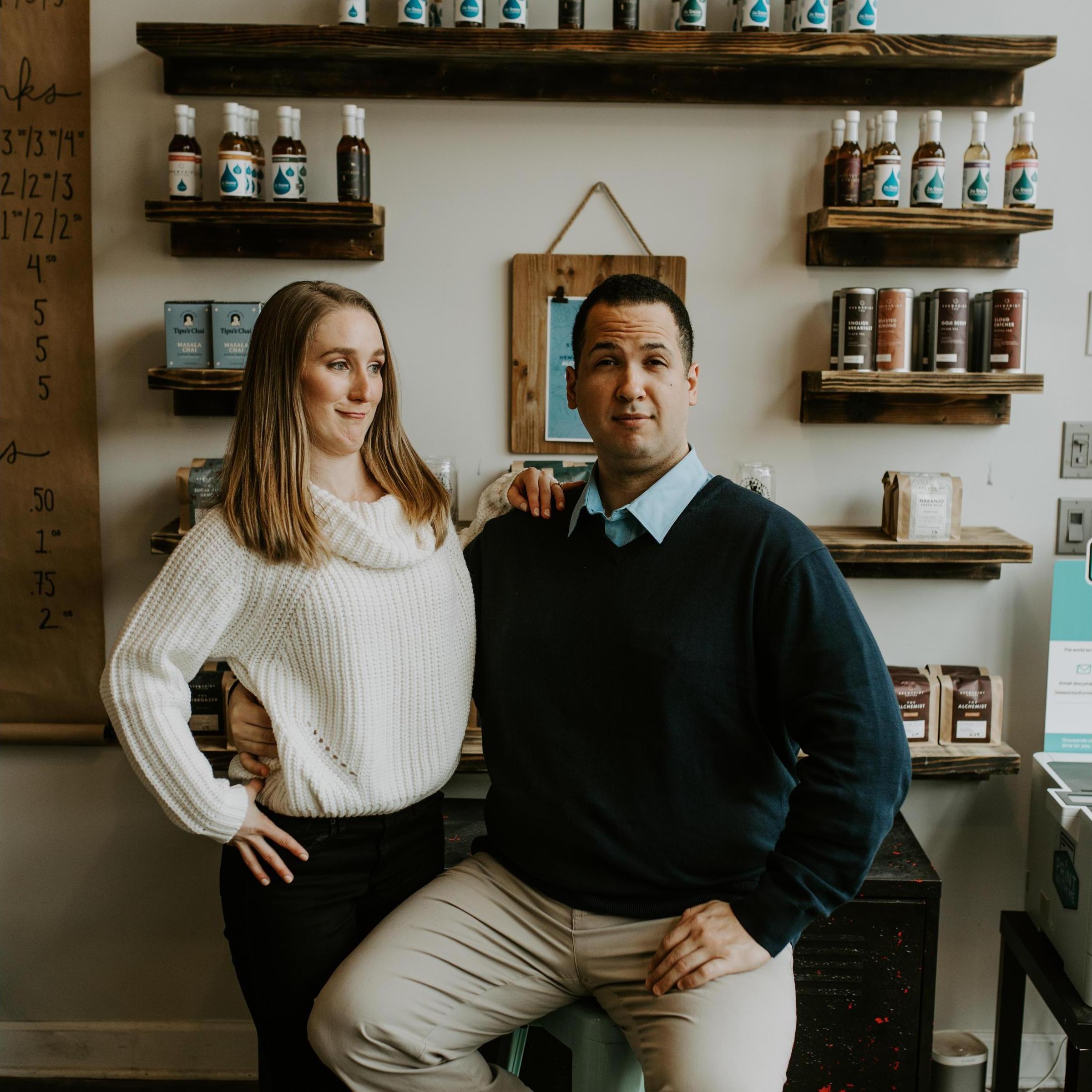 This is our favorite coffee shop in Oak Park, Brewpoint.