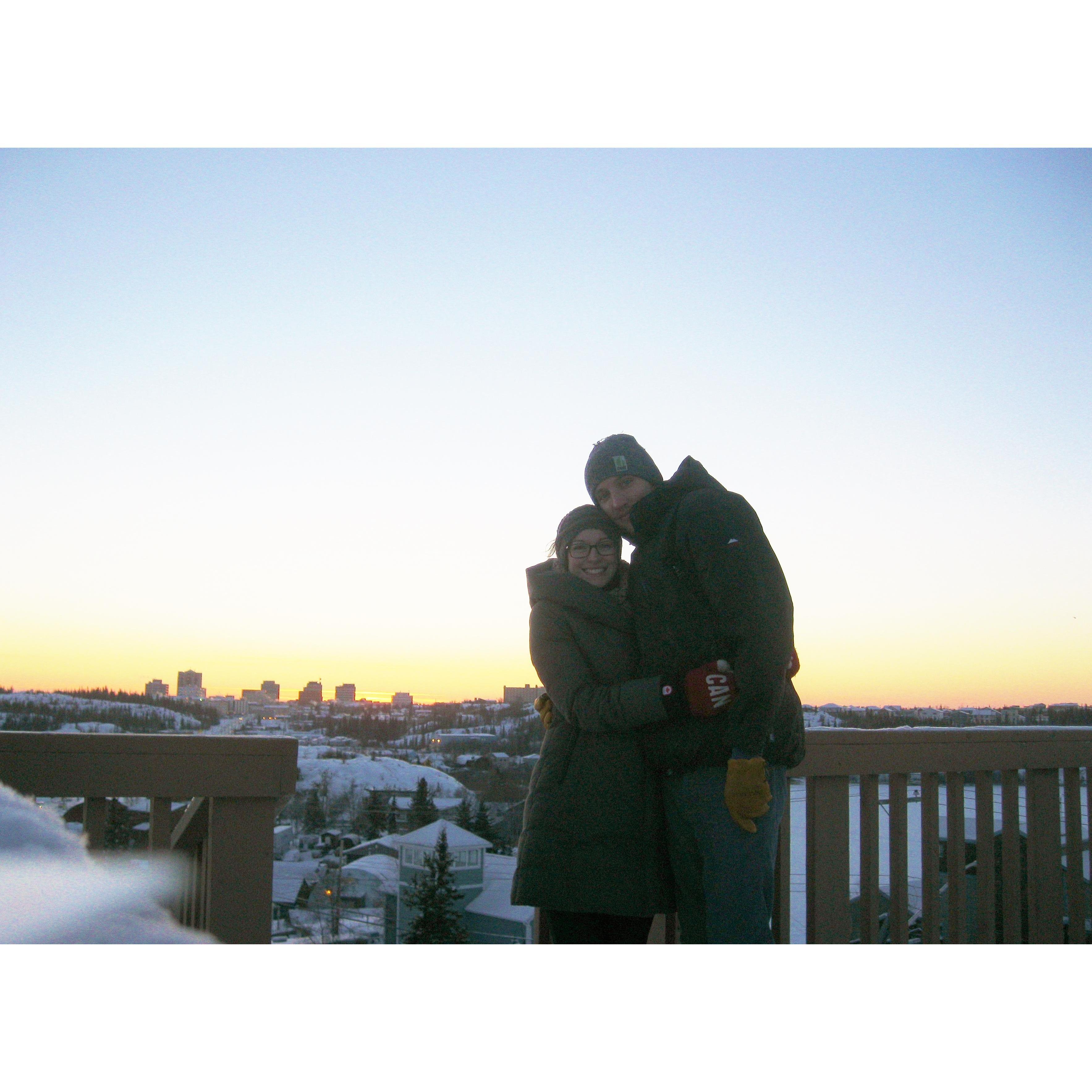Pilot's Monument in Yellowknife 2015