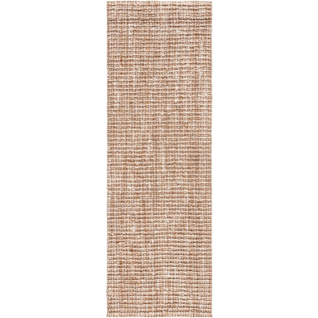 Natural Fiber Barbados NF447 Hand Woven Indoor Runner Rug - Natural/Ivory - 2'6"x8' - Safavieh
