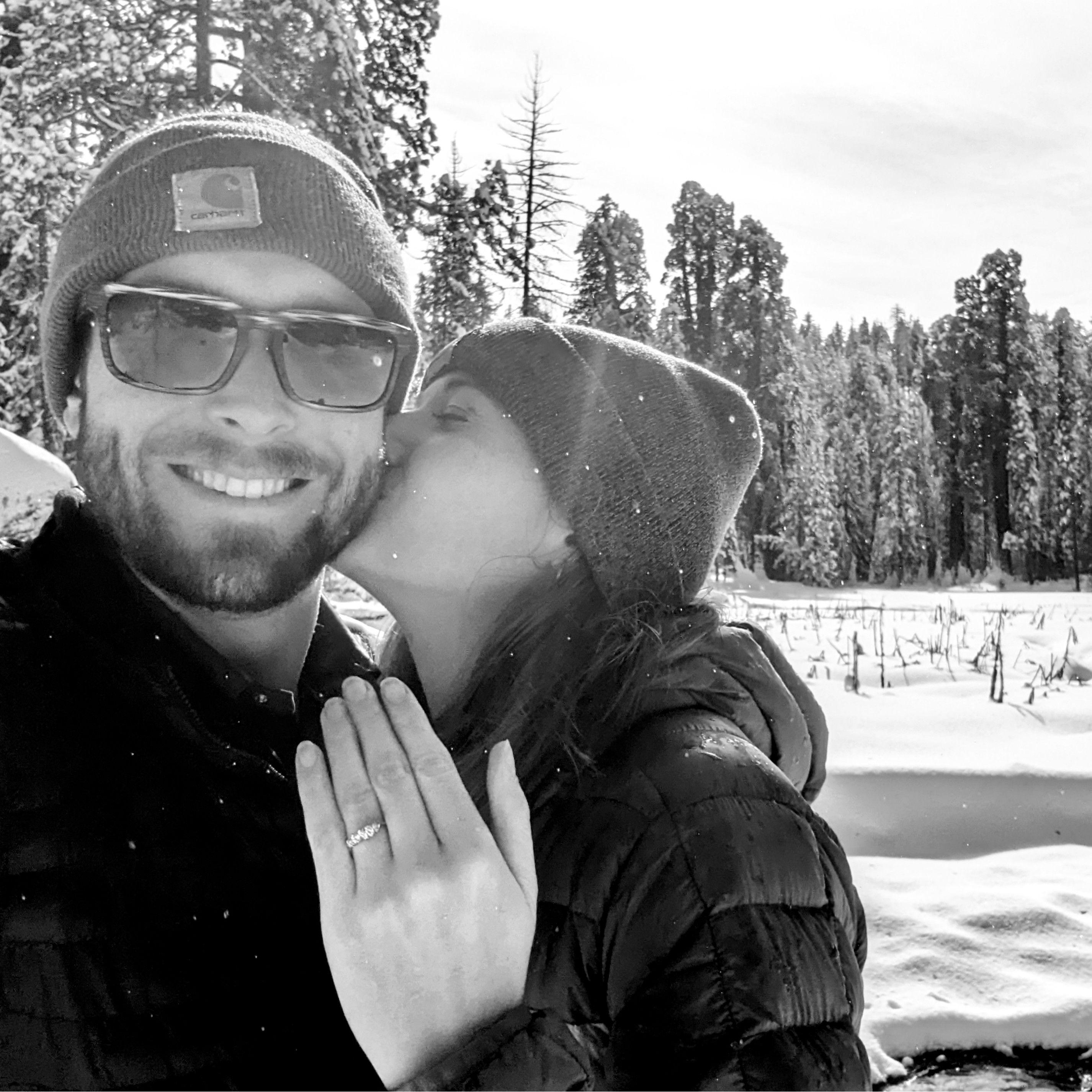 01/03/2023 The day we got engaged in Sequoia National Park <3