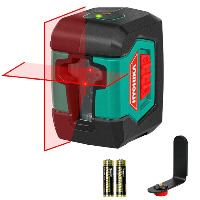 Laser Level, HYCHIKA 50 Feet Line Laser with Dual Modules, Switchable Self-Leveling Vertical and Horizontal Line Construction Picture Hanging