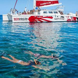 Reggae Catamaran and Snorkeling Cruise