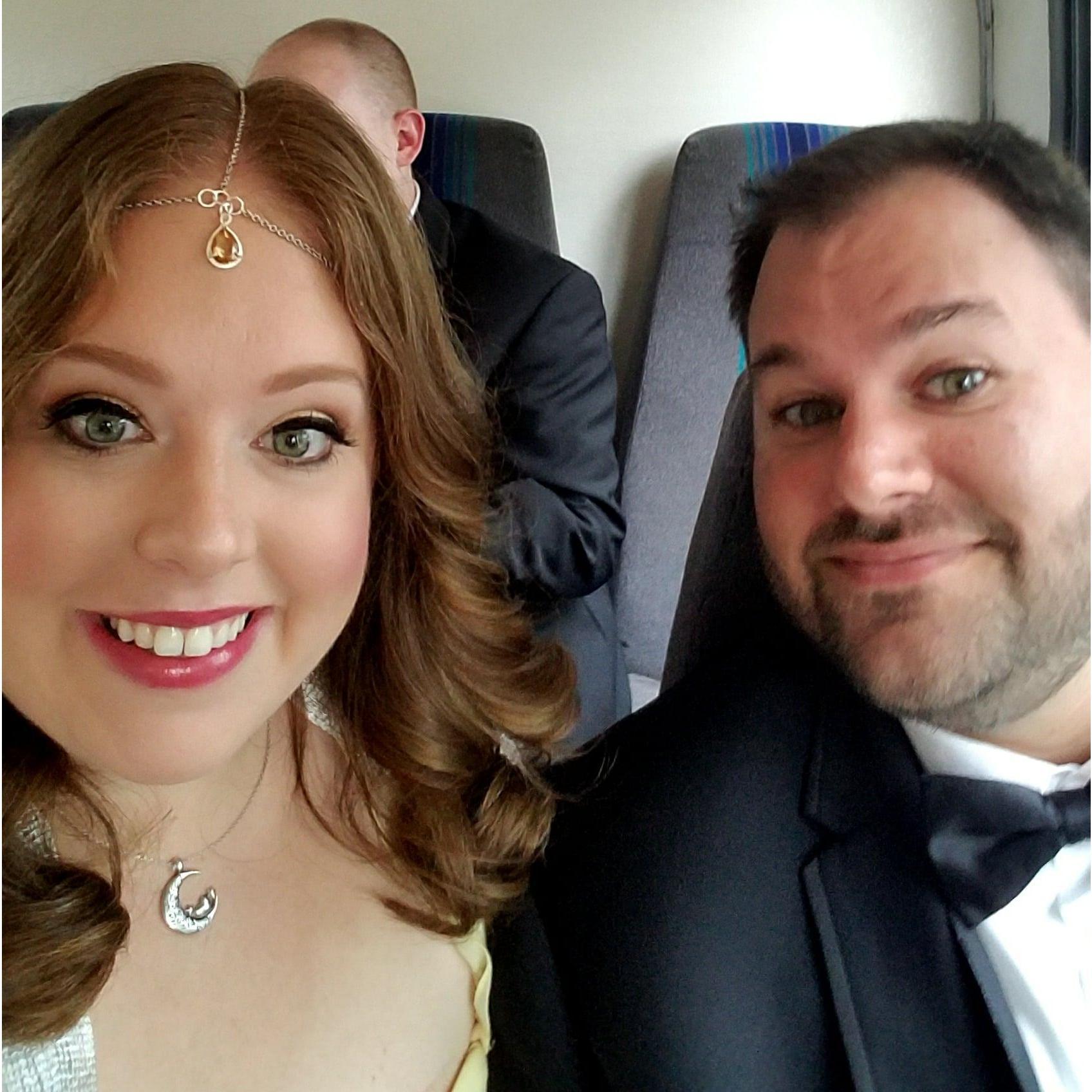 At our matron of honor Jess and groomsman Sean's wedding! June 2017