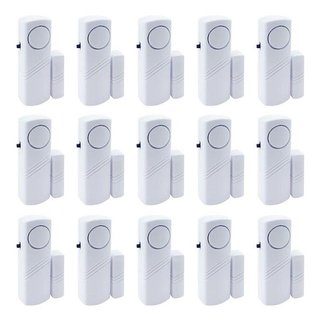 Door Window Alarm, 90DB Door Alarms for Kids Safety, Wireless Sensor Door Window Burglar Alarm-Window Pool Alarms for Home, 15 Pack