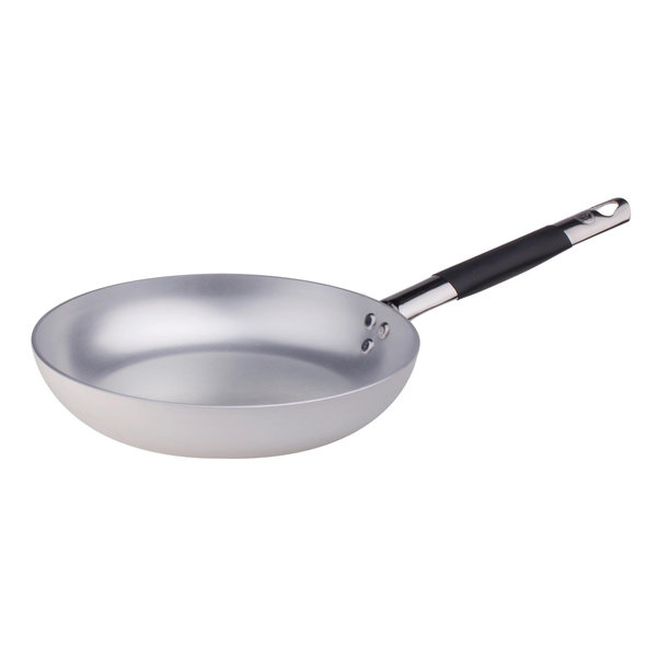 Agnelli Aluminum 3mm Saute Sauteuse Pan With Stainless Steel Handle, 12.6-Inches