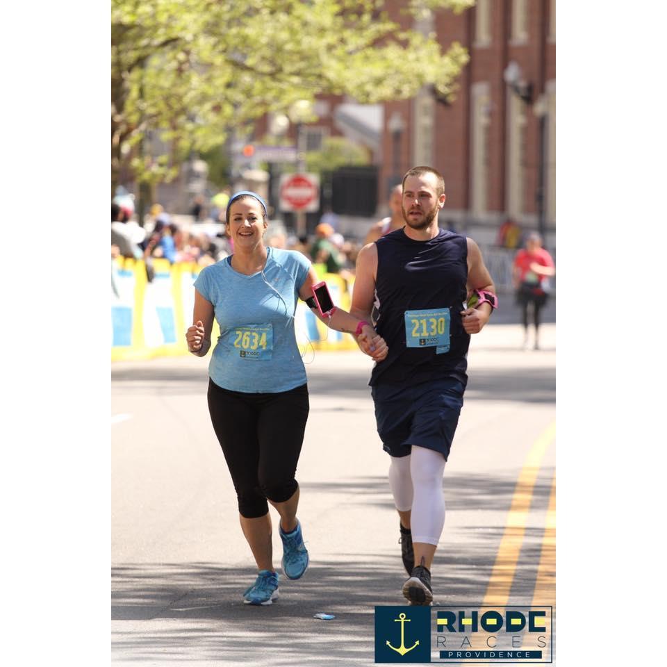 Our first Half Marathon. Together, we can do hard things <3