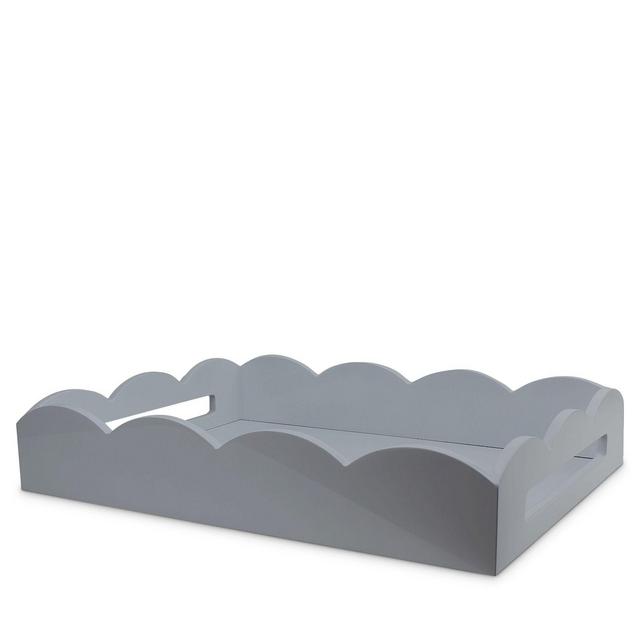 Addison Ross Scalloped Ottoman Tray, 17" x 13"