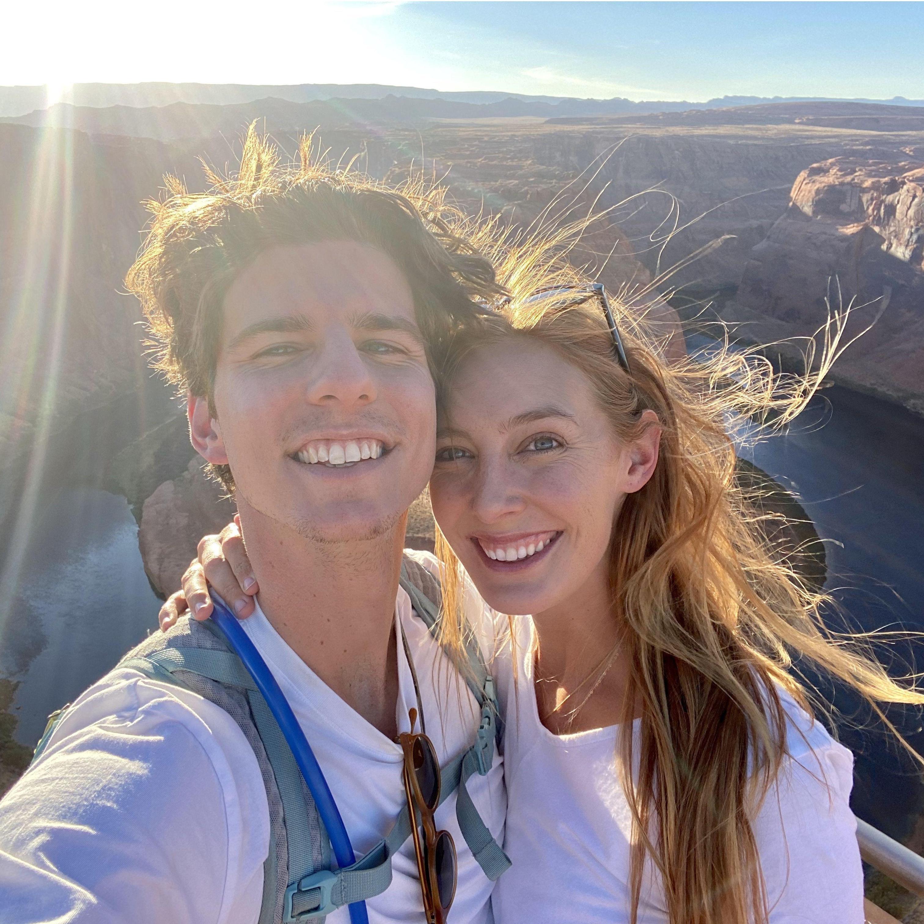 Shot at Horseshoe bend during our National Park road trip where we slept out of a van for a week!