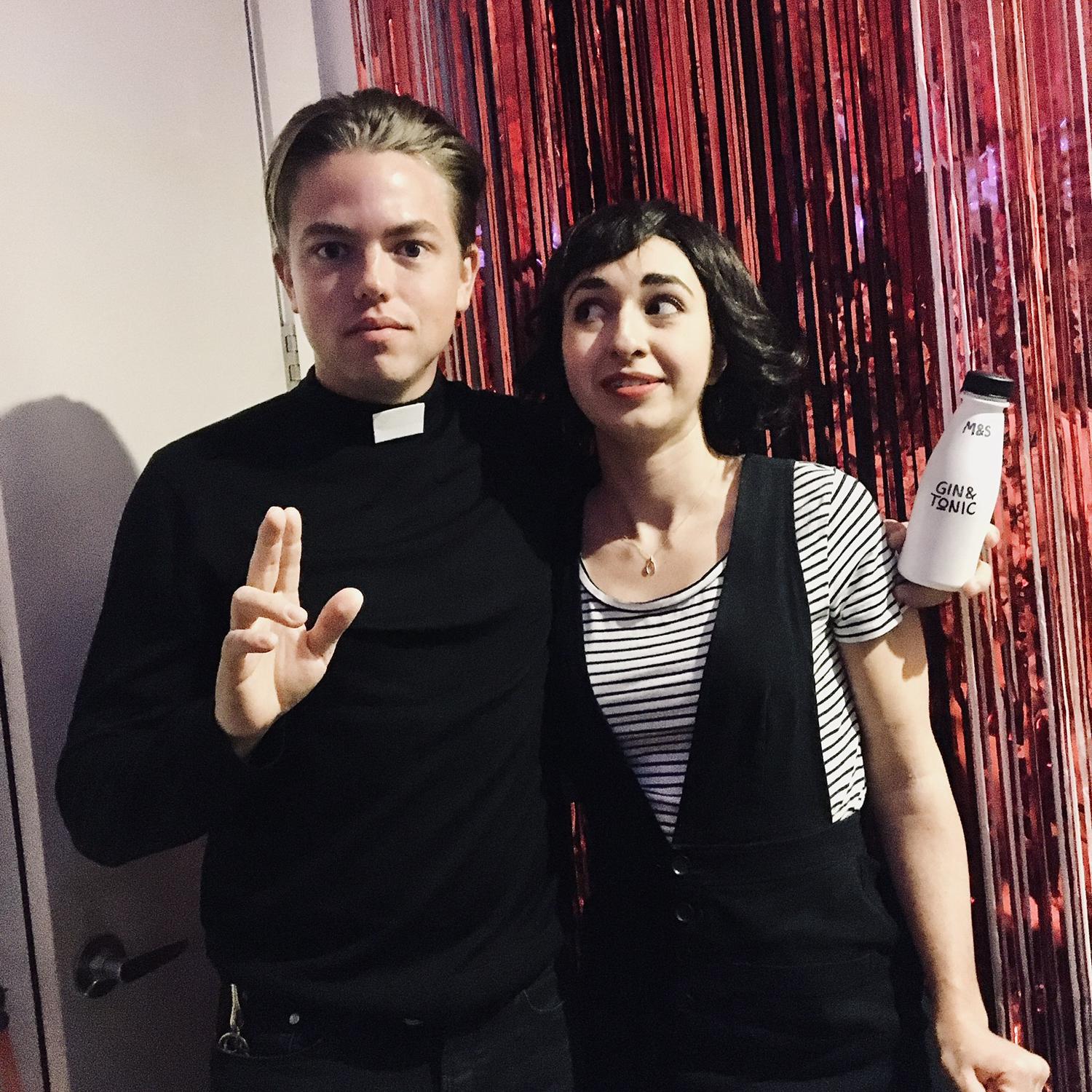 Our first Halloween together after we'd been dating less than a month – we went as Fleabag and the Hot Priest