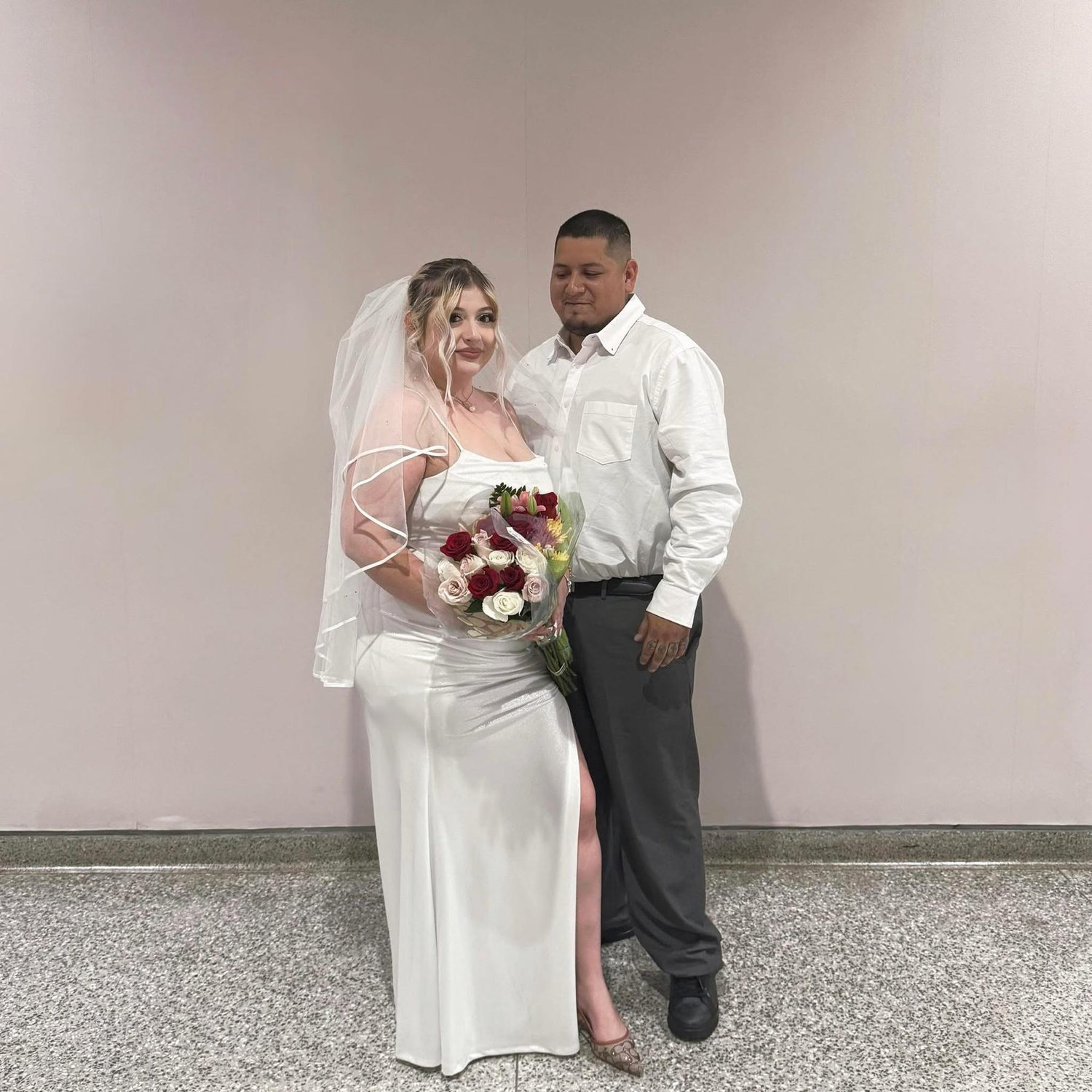 Officially married, to cheers, Love and laughter 

-The Rosas