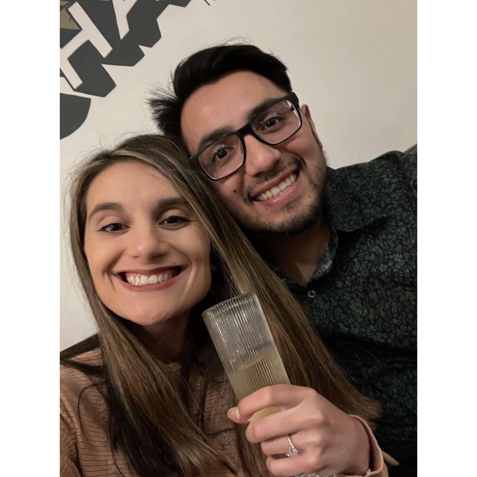 Proposal celebration.
