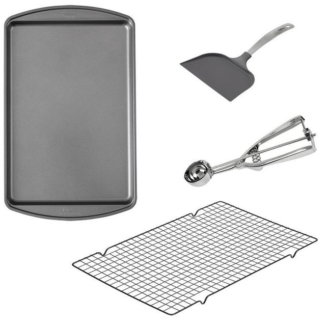 4 Piece Non-Stick Cookie Baking Set