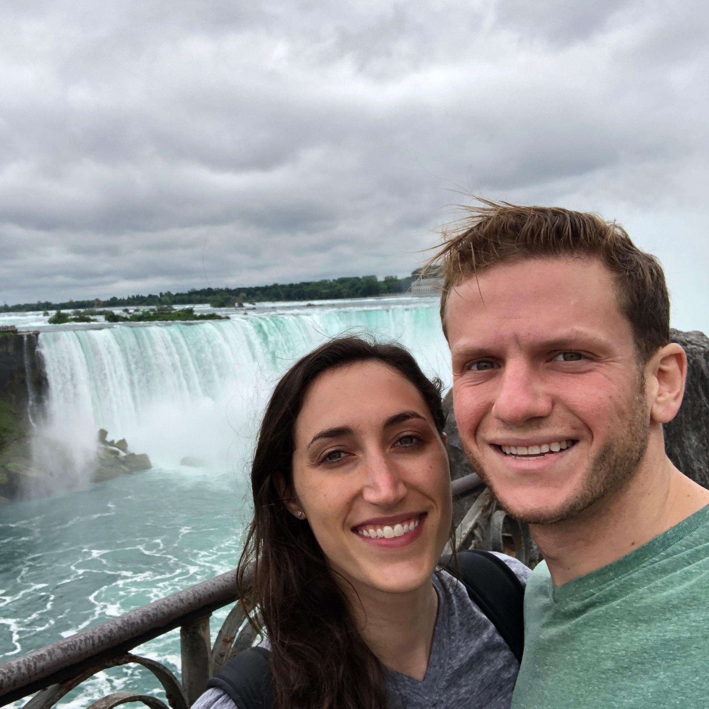 Weekend trip to Niagara Falls - moments before getting drenched aboard the Maid of the Mist.
