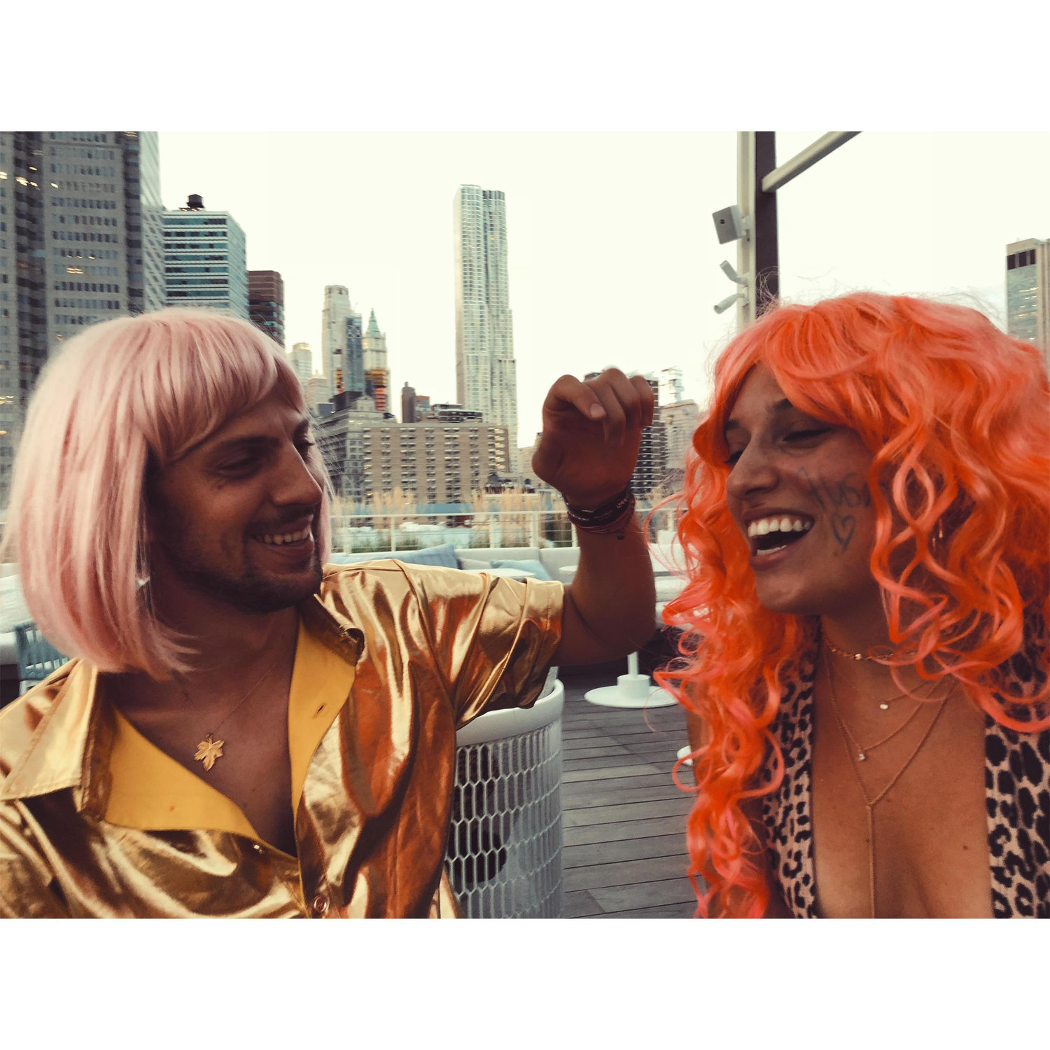 Just "wigging" out over each other!