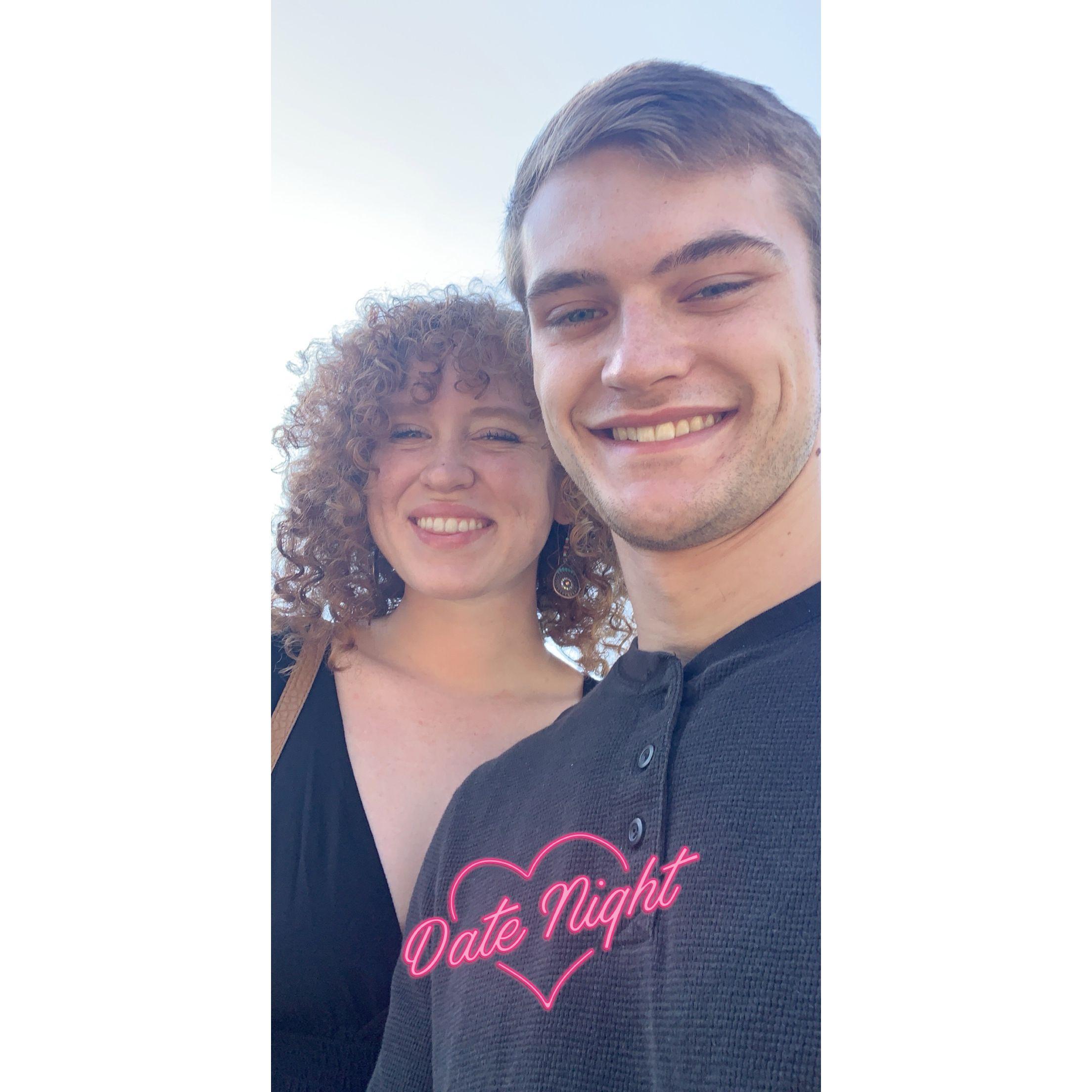 Our first date out after the depth of COVID