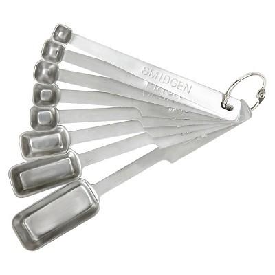 Product description page - Set of 8 Stainless Steel Measuring Spoons