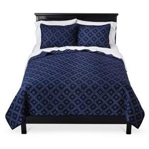 Blue Shibori Dot Quilt (Full/Queen) - Threshold™