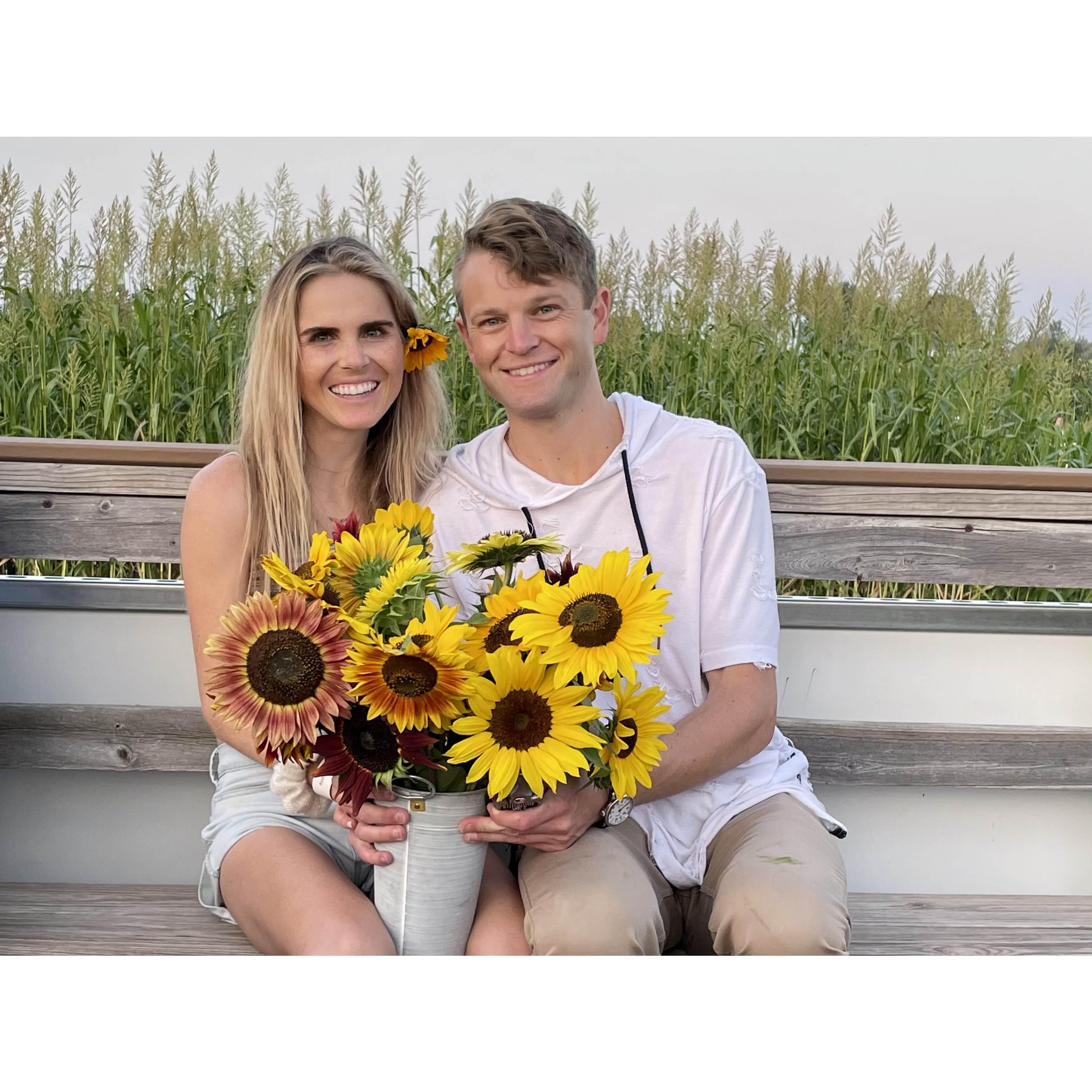 When I grow up, I want to be a sunflower.