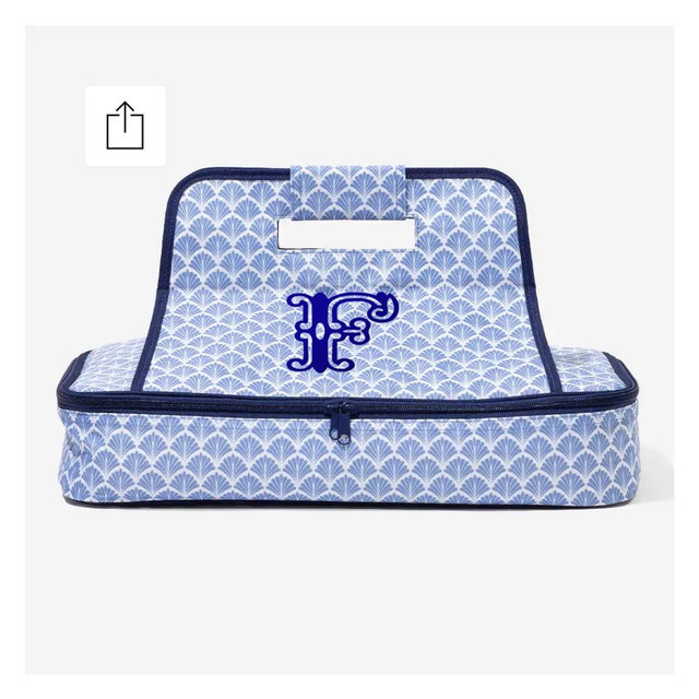 Monogrammed Casserole Carrier