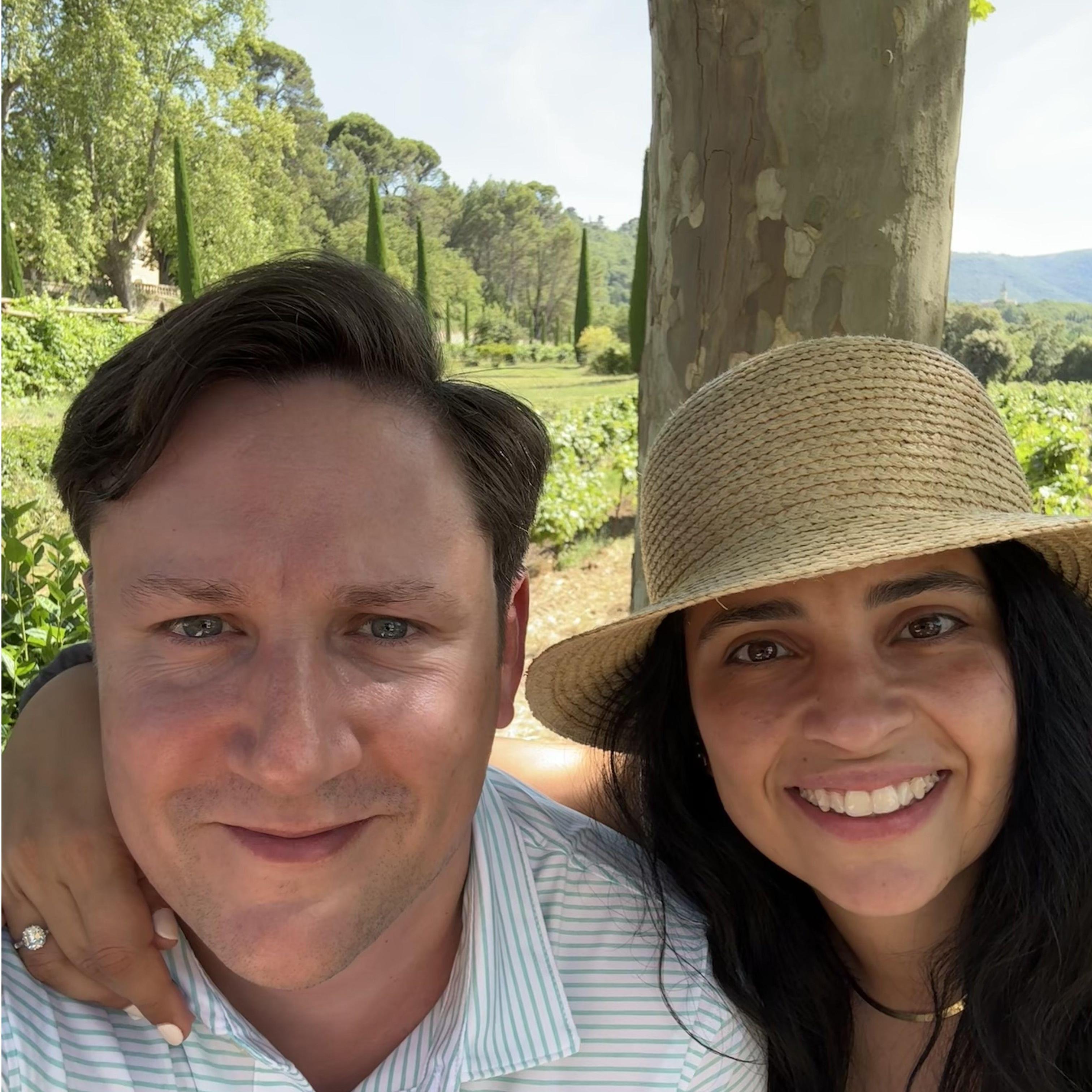 Selfie from the set of “A Good Year” in Provence, France. The location is a fully operation winery, and yes, we brought home some wine to taste.