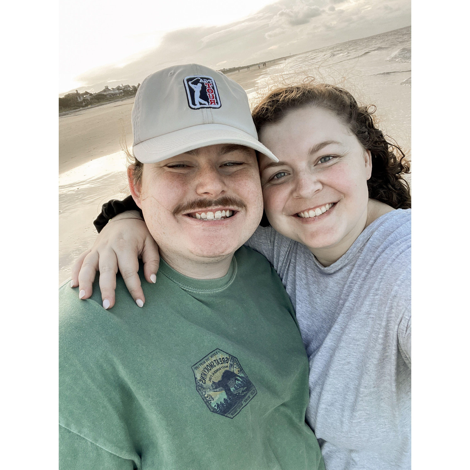 Selfie on the beach in Isle of Palms, September 2022