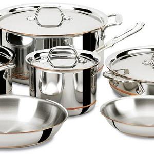 All-Clad SS Copper Core Cookware Set (10-Piece)