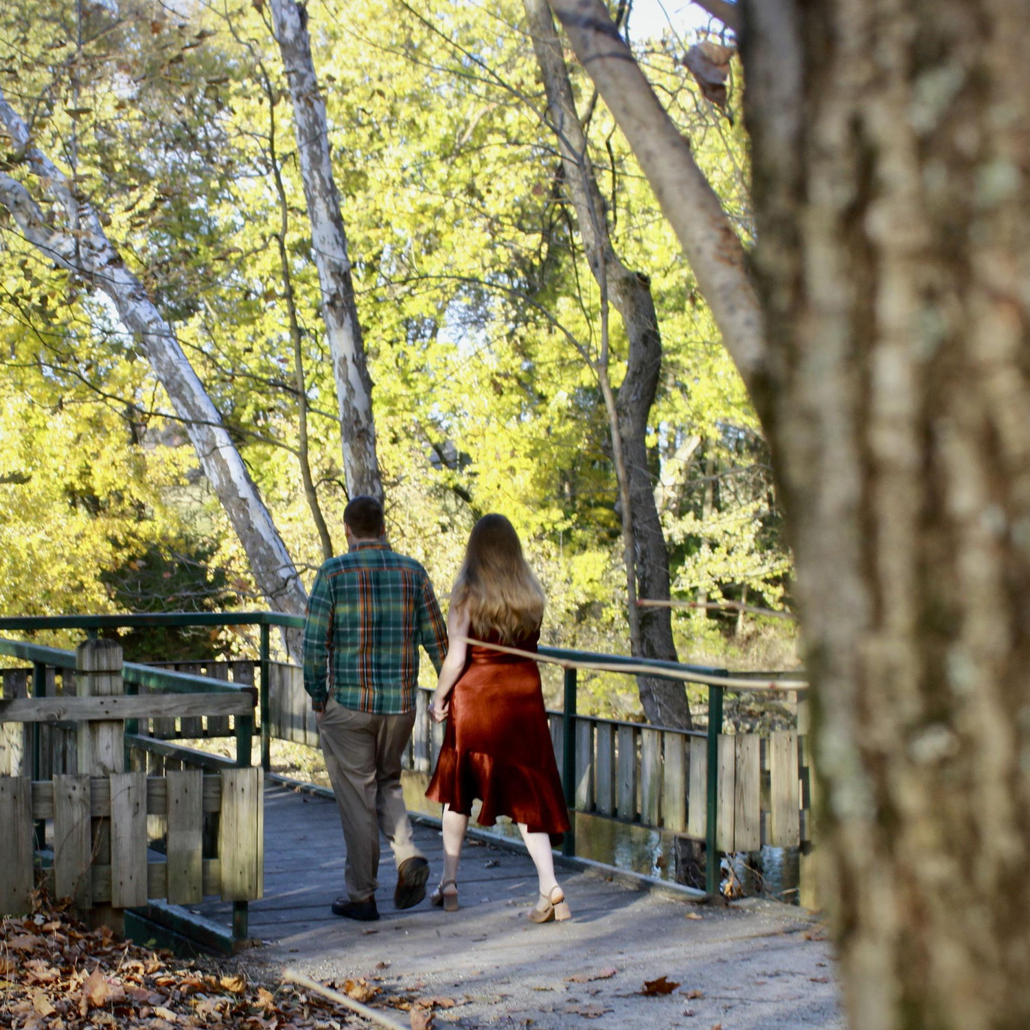 Engagement at Potter’s Bridge in Noblesville, Indiana. This is where Jack asked Kendall to be his girlfriend on May 3, 2021.