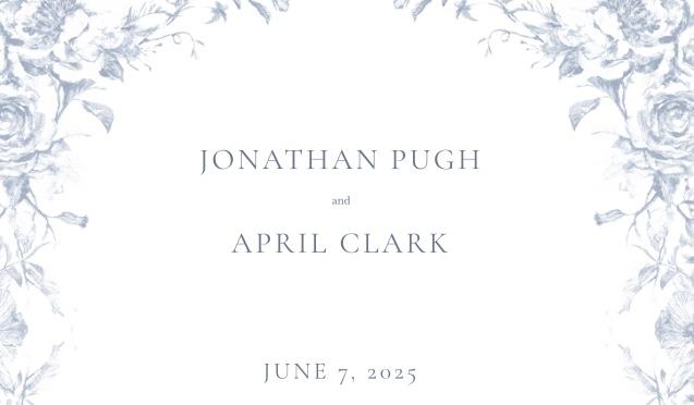 The Wedding Website of April Clark and Jonathan Pugh
