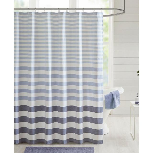 Madison Park Aviana Stripe 72" x 72" Shower Curtain