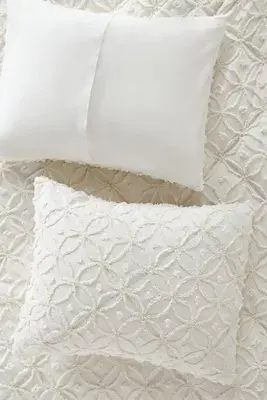 Layla Cotton Embellished Shams, Set of 2