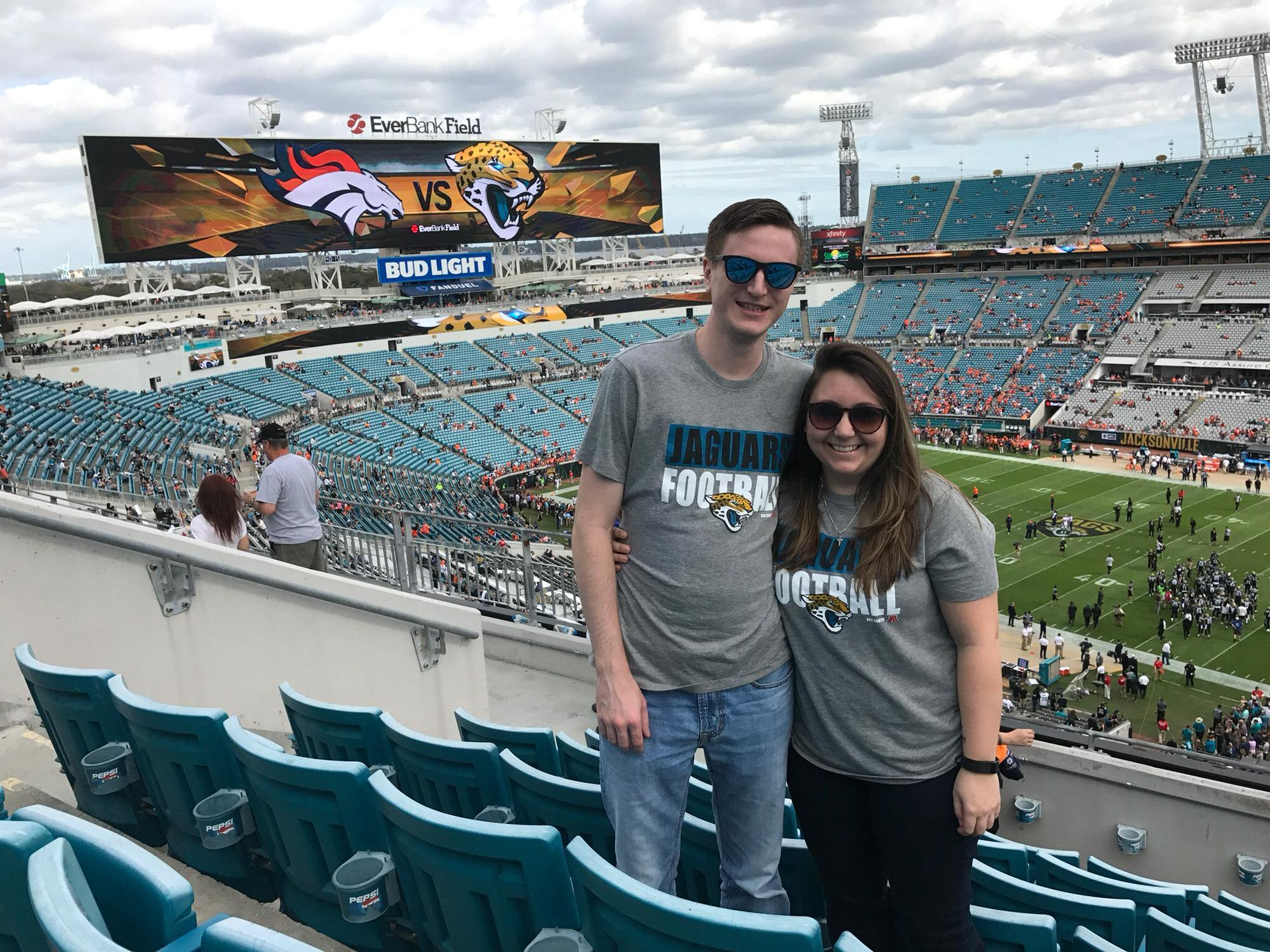 Jags vs. Broncos for Alex's birthday (2016)