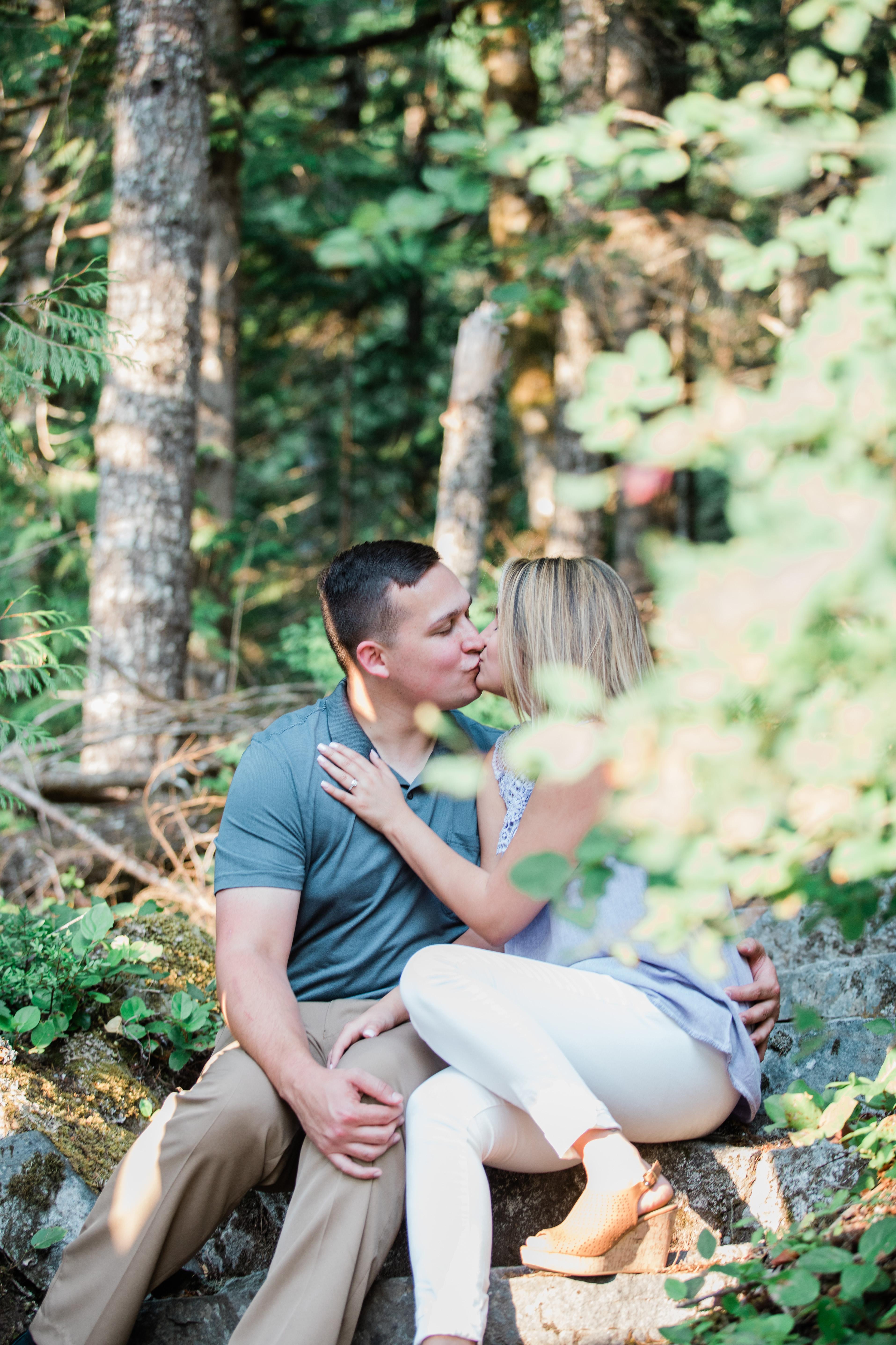We took our engagement pictures at Mount Rainier.