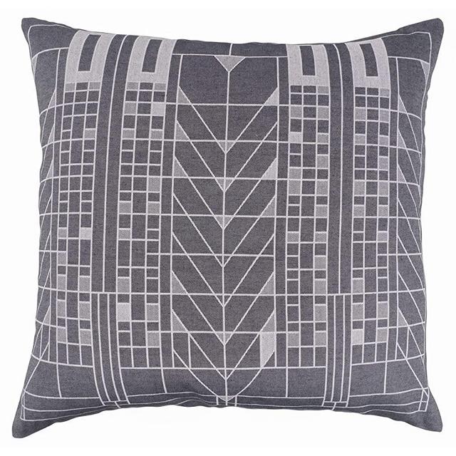 KAF Home Frank Lloyd Wright Woven Jacquard Pillow Cover 18 x 18-inch 100-Percent Cotton (Tree of Life)