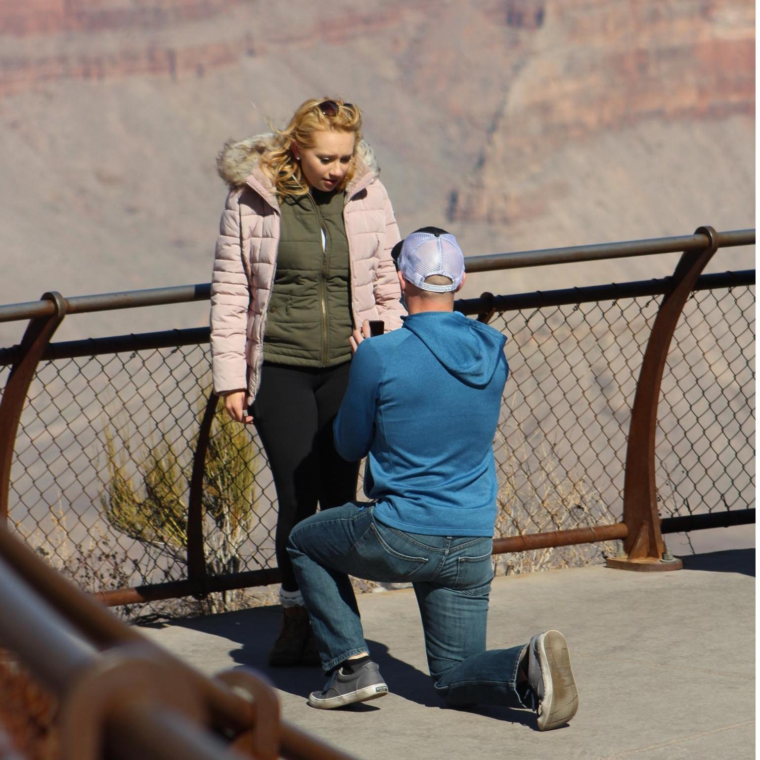 Proposal at the Grand Canyon - February 2021