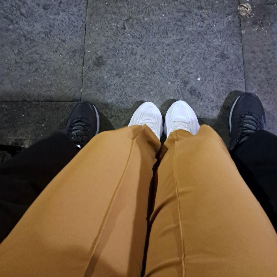 Our first late night date.