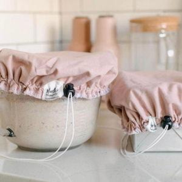 Linen Bowl Covers: Medium, Cadet Color