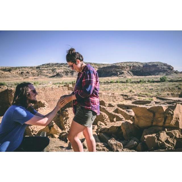 We engaged! 
Chaco Canyon